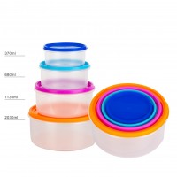 Stylish Round Storage Container,Round Plastic Food Container,Storage Box