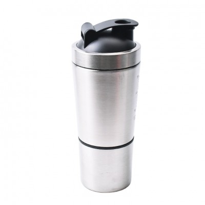 Vacuum Protein Shaker Bottle Sport Eco Friendly Water Bottle Double Wall Stainless Steel Water Bottle