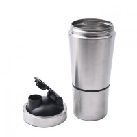 Vacuum Protein Gym Shaker Bottle Sport BPA Free Water Bottle Double Wall Stainless Steel Water Bottle