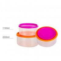 New material Round Storage Container,Plastic Food Container