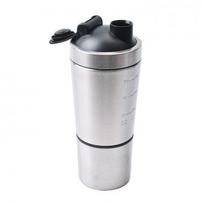 Vacuum Protein Gym Shaker Bottle BPA Free Gym Water Bottle Double Wall Stainless Steel Water Bottle